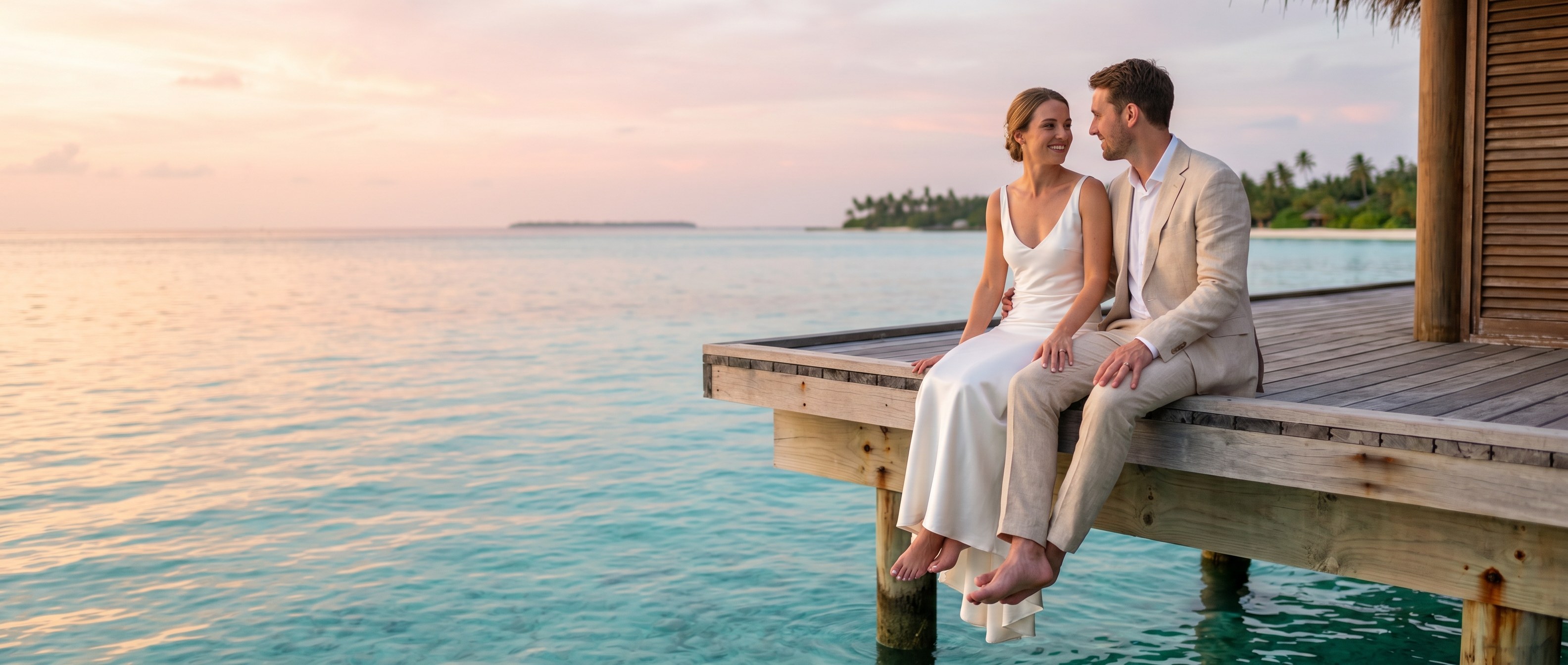 Maldives, Indian Ocean — Pictaway wedding portrait